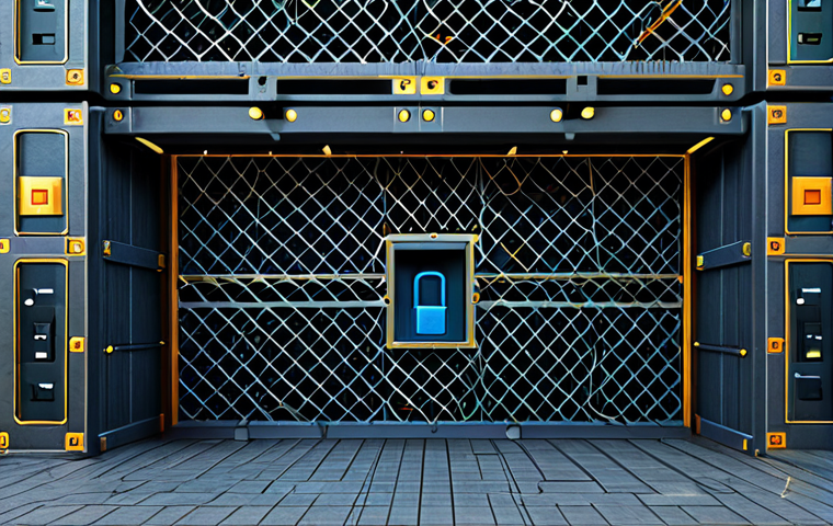Image Prompt 1: Digital Fortress of Network Security**
